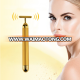 OEM cellulite reduction high frequency 24k gold energy beauty bar / facial Massager