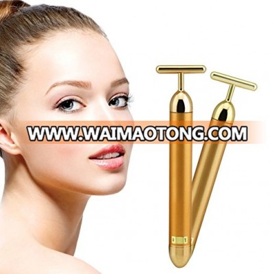 skin tightening device Hot sell of 24k gold beauty bar for facial skin care beauty massager bar