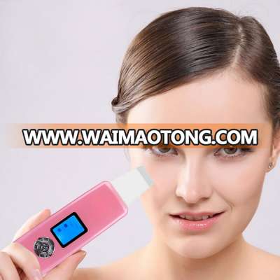 Hot sell of ultrasonic face skin scrubber skin scrubber machine ultrasonic skin scrubber deep cleansing